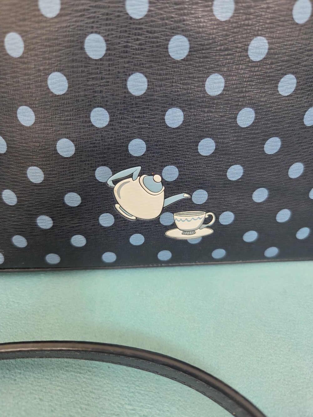 kate spade navy Alice in Wonderland Polka Dot Dome Crossbody - Picture 5 of 7